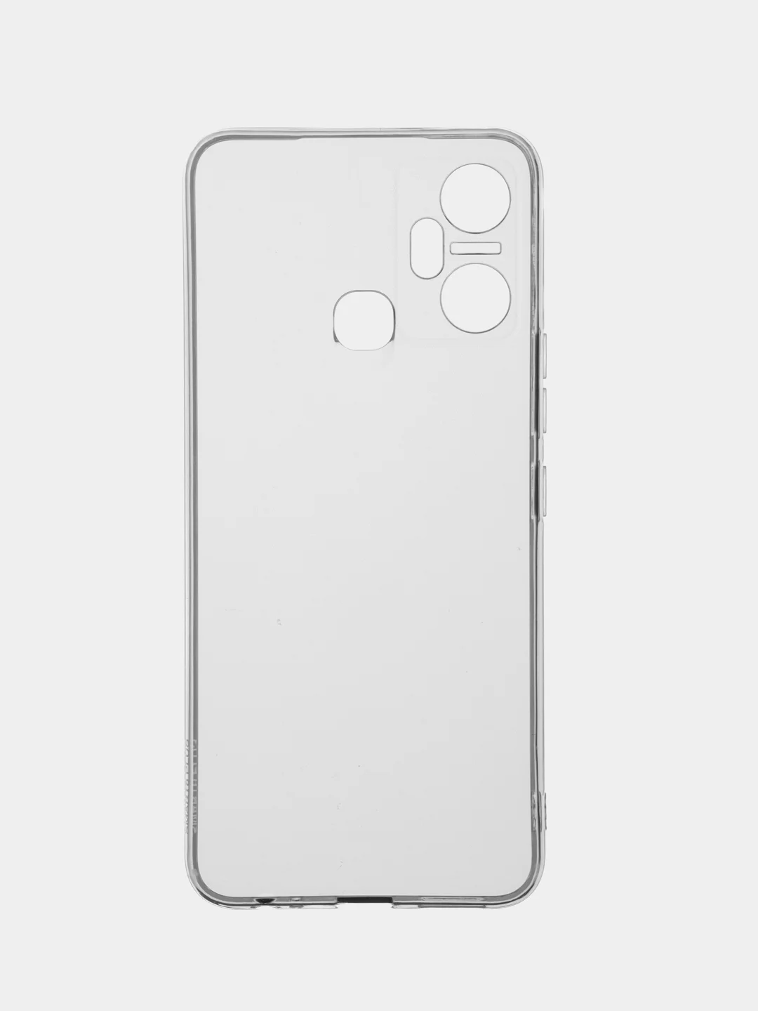 Прозрачный чехол для Infinix Smart 6 Plus с защитой камеры