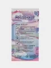 Зеленый наклейки для дизайна ногтей, 9 х 6 см