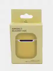 Желтый силиконовый чехол для Apple Airpods Pro, 1, 2, 3