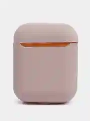 Светло-бежевый силиконовый чехол для Apple Airpods Pro, 1, 2, 3