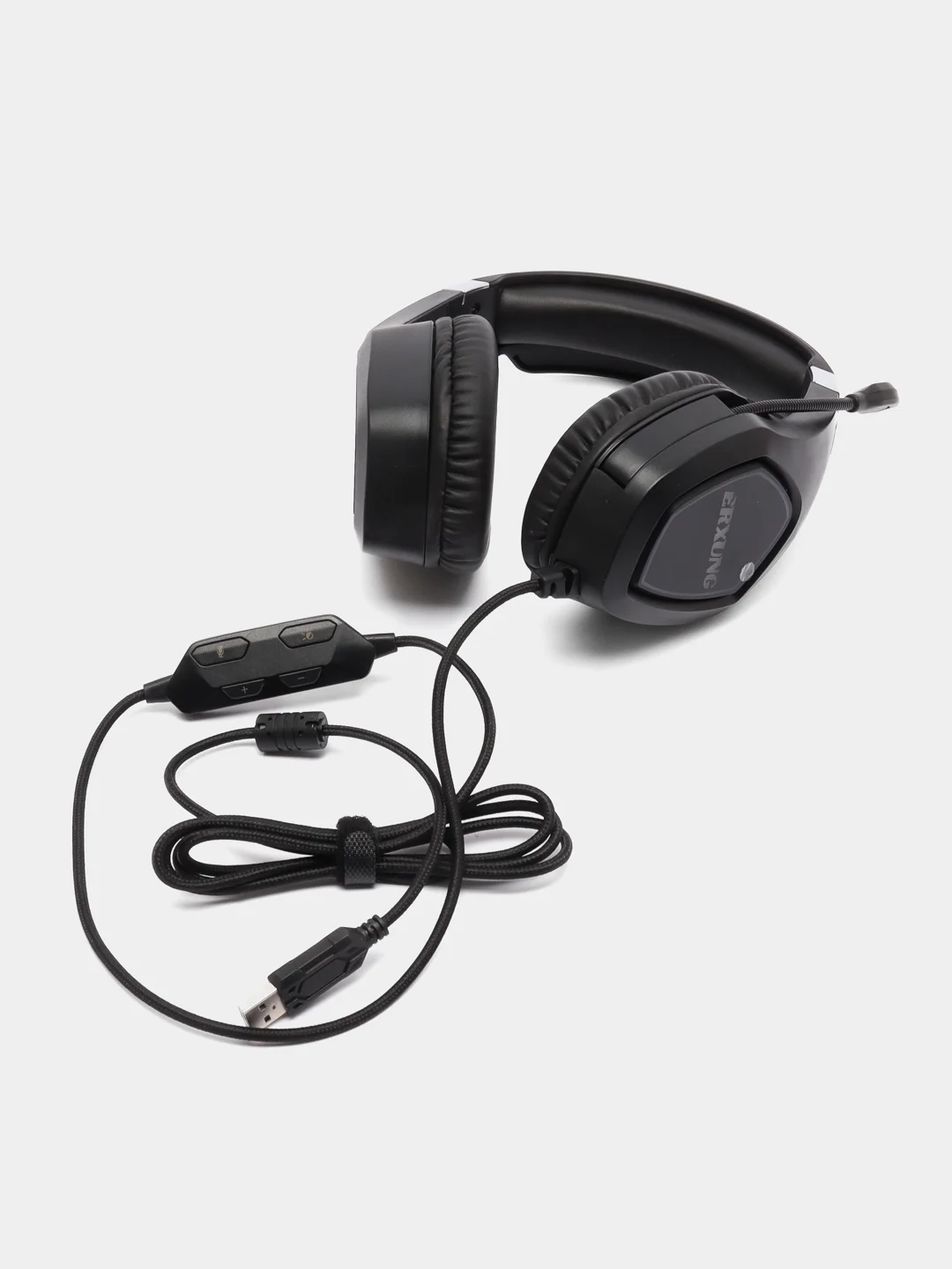 Игровые наушники проводные с микрофоном ERXUNG J20 7.1, RGB подсветка