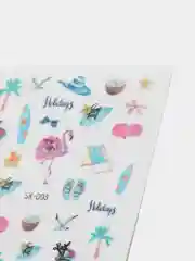 Конфетный наклейки для дизайна ногтей, 9 х 6 см