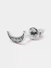 Коралловый серьги-гвоздики, из серебра