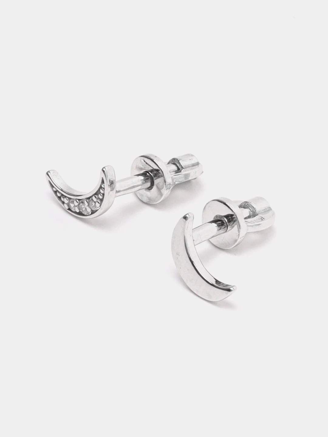 Коралловый серьги-гвоздики, из серебра