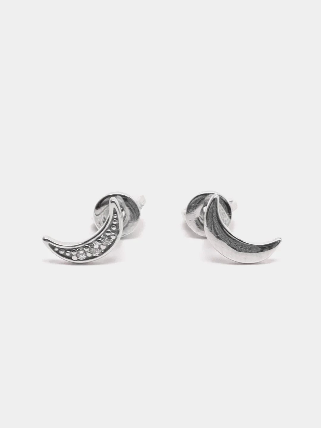 Коралловый серьги-гвоздики, из серебра