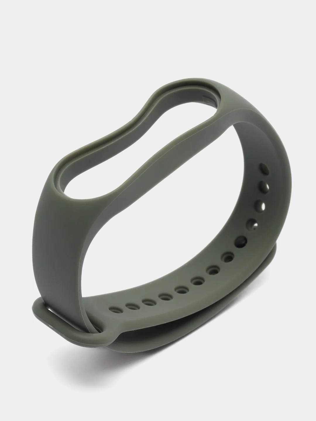 Хаки спортивный ремешок для Xiaomi Mi Band 7 браслет силиконовый (Ксяоми ми банд фитнес часы)