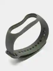 Хаки спортивный ремешок для Xiaomi Mi Band 7 браслет силиконовый (Ксяоми ми банд фитнес часы)