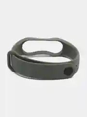 Хаки спортивный ремешок для Xiaomi Mi Band 7 браслет силиконовый (Ксяоми ми банд фитнес часы)