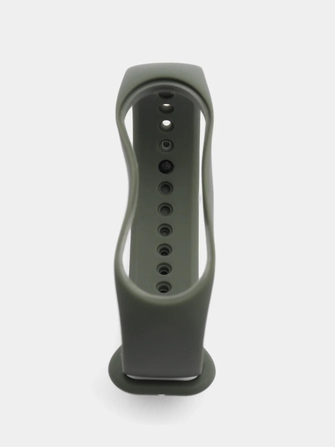 Хаки спортивный ремешок для Xiaomi Mi Band 7 браслет силиконовый (Ксяоми ми банд фитнес часы)