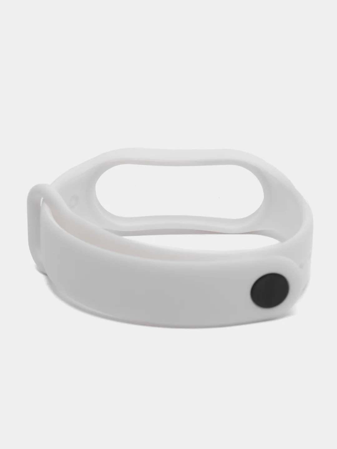 Белый спортивный ремешок для Xiaomi Mi Band 7 браслет силиконовый (Ксяоми ми банд фитнес часы)