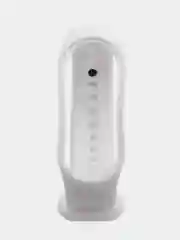 Белый спортивный ремешок для Xiaomi Mi Band 7 браслет силиконовый (Ксяоми ми банд фитнес часы)
