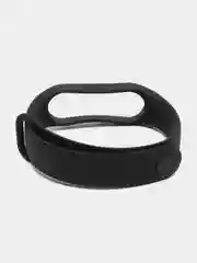 Черный спортивный ремешок для Xiaomi Mi Band 7 браслет силиконовый (Ксяоми ми банд фитнес часы)
