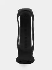 Черный спортивный ремешок для Xiaomi Mi Band 7 браслет силиконовый (Ксяоми ми банд фитнес часы)