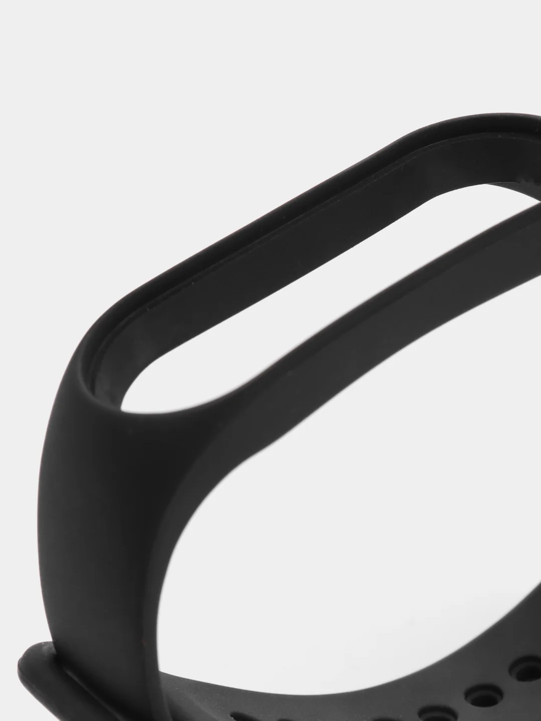 Черный спортивный ремешок для Xiaomi Mi Band 7 браслет силиконовый (Ксяоми ми банд фитнес часы)