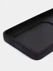 Черный чехол для Xiaomi Redmi 12C (Сяоми Редми 12С) с карманом для карт, черный