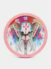 Алмазная мозаика Настенные часы Слон, Жирафы, Птица феникс