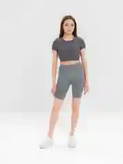 Серый шорты спортивные женские