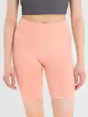 Кораллово-розовый шорты спортивные женские