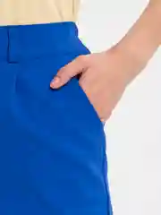 Синий костюм женский с брюками