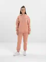 Карамельный женский утепленный костюм оверсайз из футера трехнитки с начесом