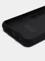 Черный чехол Huawei Honor X7a, Хуавей Хонор Х7а противоударный с металлической подставкой кольцом