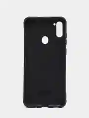 Угольный чехол Samsung Galaxy A11 / M11, Самсунг Галакси А11 / М11 черный силиконовый под кожу