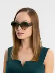 Терракотовый солнцезащитные очки MIRSEE женские, квадратные
