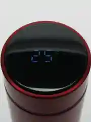 Красный умный термос с LCD дисплеем
