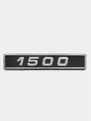 Орнамент (шильдик) заднего крыла "1500" матовый для ВАЗ 2105, 2107