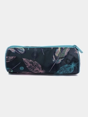 Пенал-тубус школьный, для ручек, карандашей, Brauberg Soft Touch, Feathers, 270058