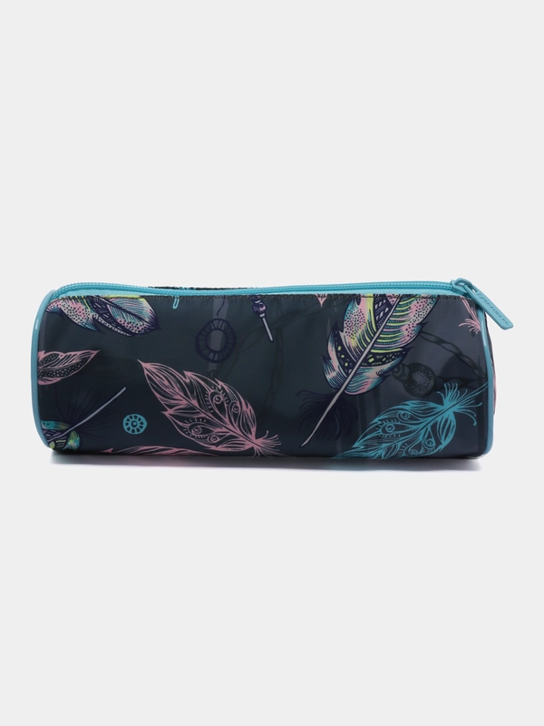 Пенал-тубус школьный, для ручек, карандашей, Brauberg Soft Touch, Feathers, 270058