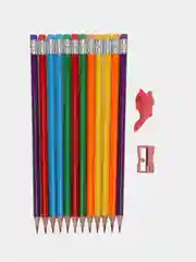 Набор Юнландия: 12 карандашей чернографитных Hb, точилка, держатель, 181784