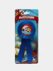 Синий значок "Выпускник"