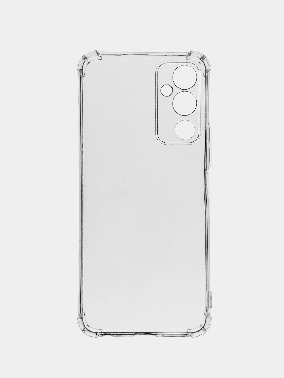 Чехол противоударный для Tecno Pova 4, с защитой камеры, силикон, прозрачный