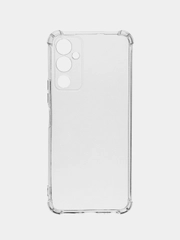 Чехол противоударный для Tecno Pova 4, с защитой камеры, силикон, прозрачный