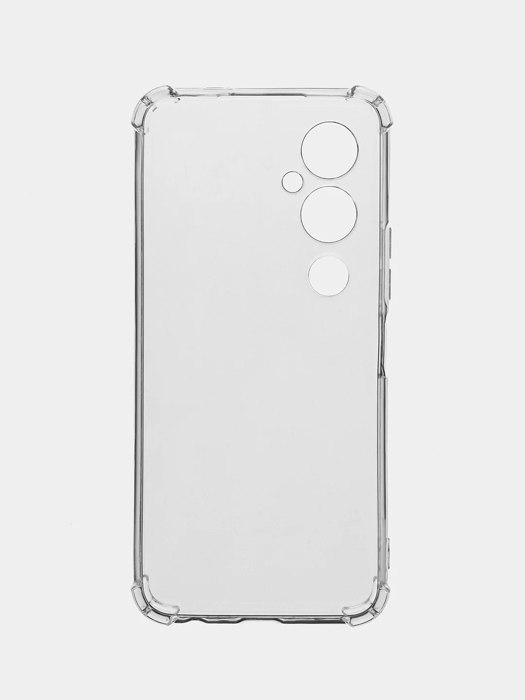 Чехол противоударный для Tecno Pova 4 Pro, с защитой камеры, силикон, прозрачный