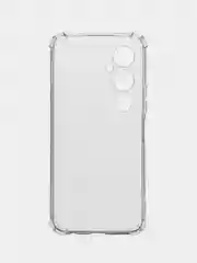 Чехол противоударный для Tecno Pova 4 Pro, с защитой камеры, силикон, прозрачный
