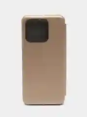 Золотой чехол-книжка для Huawei Honor X8a, Хуавей Хонор Х8а