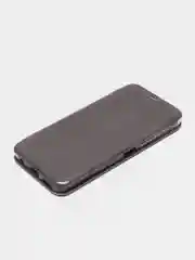 Серебряный чехол-книжка для Tecno Spark 9 Pro Техно Спарк 9 Про