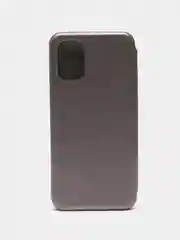 Серебряный чехол-книжка для Tecno Spark 9 Pro Техно Спарк 9 Про