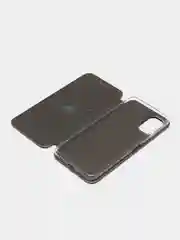 Серебряный чехол-книжка для Tecno Spark 9 Pro Техно Спарк 9 Про