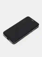 Черный чехол-книжка для ZTE Blade A51 / ЗТЕ Блейд A51