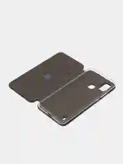 Черный чехол-книжка для ZTE Blade A51 / ЗТЕ Блейд A51