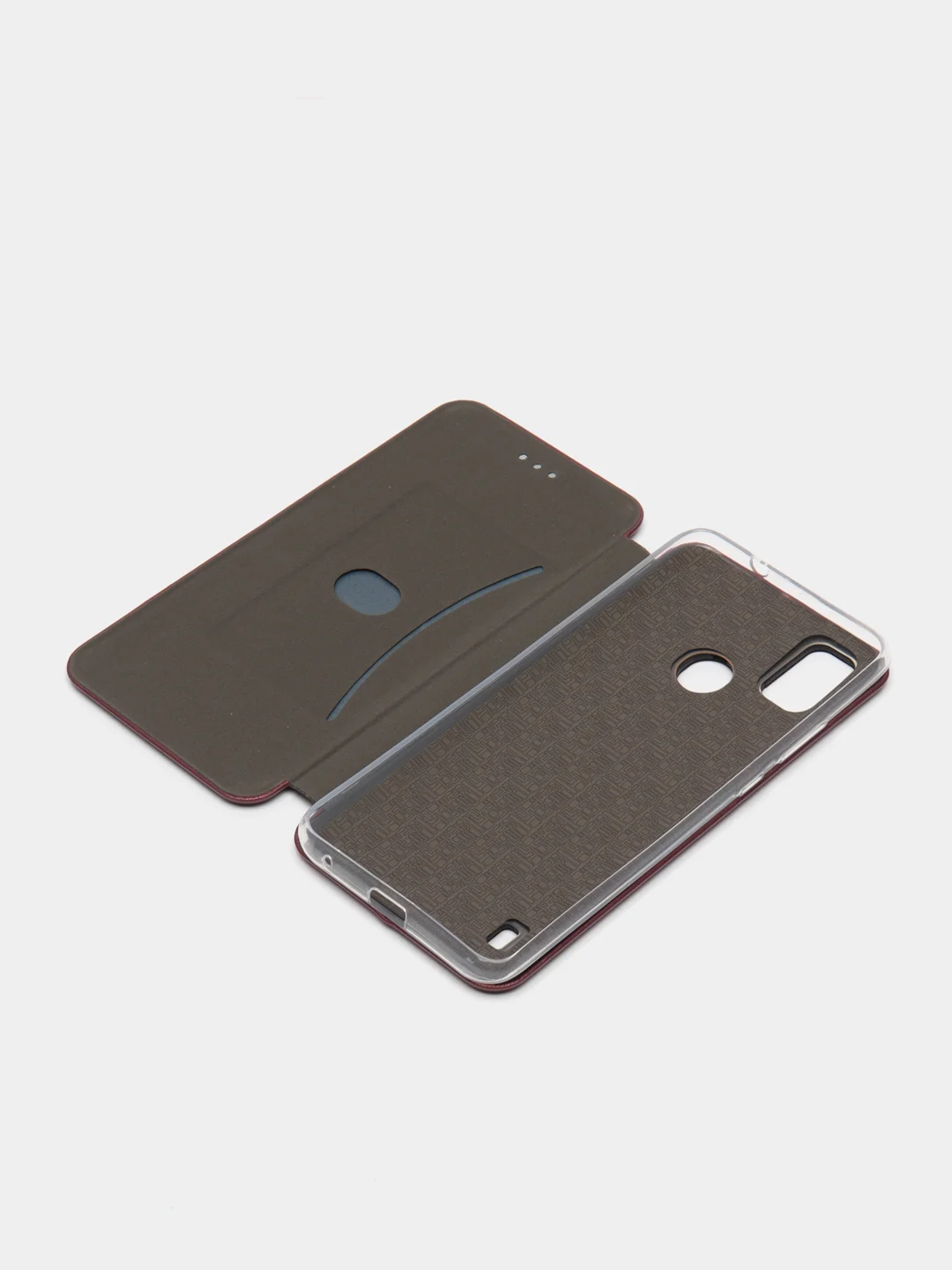 Пурпурный чехол-книжка для ZTE Blade A51 / ЗТЕ Блейд A51