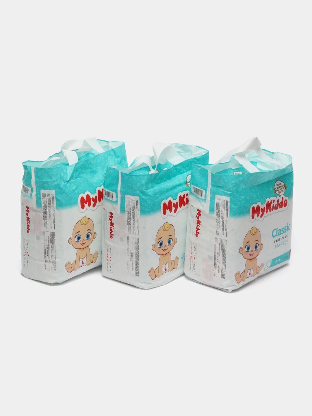 Подгузники трусики детские размер L для детей с весом 9-14 кг 36шт Mykiddo Classic