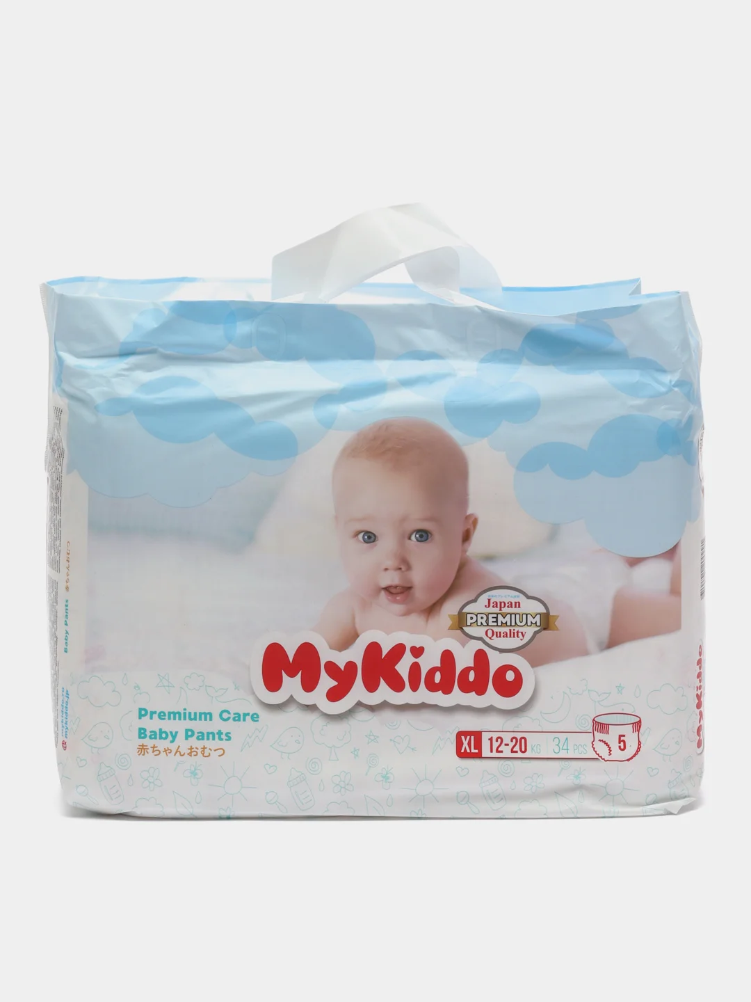 Подгузники детские MyKiddo Premium, S-XL