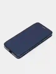 Синий чехол-книжка для ZTE Blade A51 / ЗТЕ Блейд A51