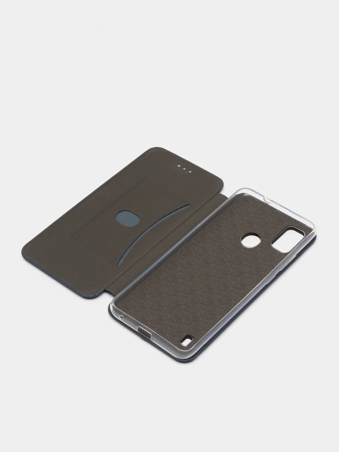 Синий чехол-книжка для ZTE Blade A51 / ЗТЕ Блейд A51