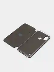 Синий чехол-книжка для ZTE Blade A51 / ЗТЕ Блейд A51