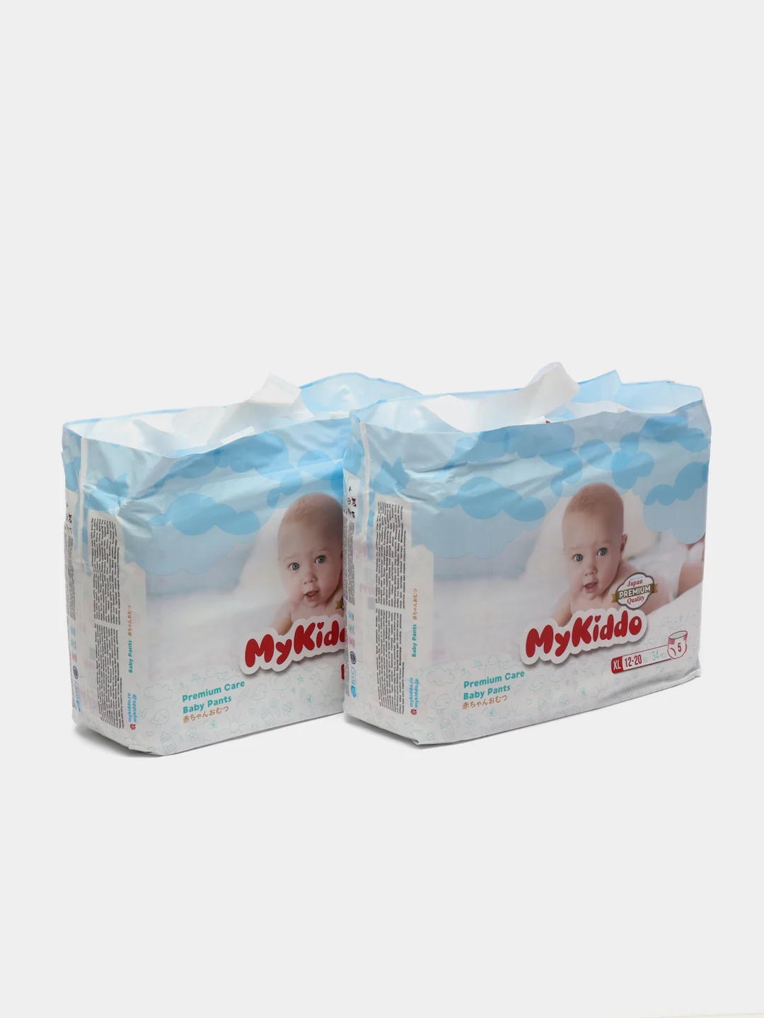 Подгузники детские MyKiddo Premium, S-XL